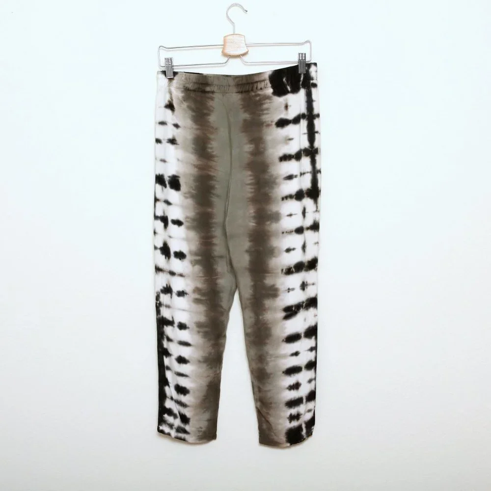 NWT River + Sky Kickback Tie Dye Animal‎ Print Jogger Black Gray Women S - Picture 2 of 14
